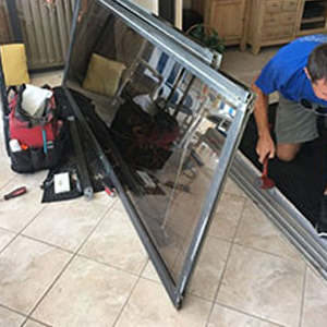 sliding glass door frame repair Fort Myers